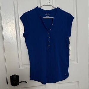 Calvin Klein Women's Royal Blue Blouse **NWT***